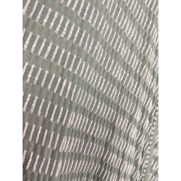 Caution to the Wind Green White Striped Short Sleeve Stretchy Dress NEW Small - Picture 7 of 10